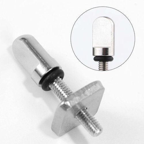 Lyreh 6pcs Stainless Steel Fin Screws, No Tool Surfboard Thumb Fin Screws Paddle Board Replacement Surfing Accessories for Men Women Surfboard SUP Paddleboard Longboard