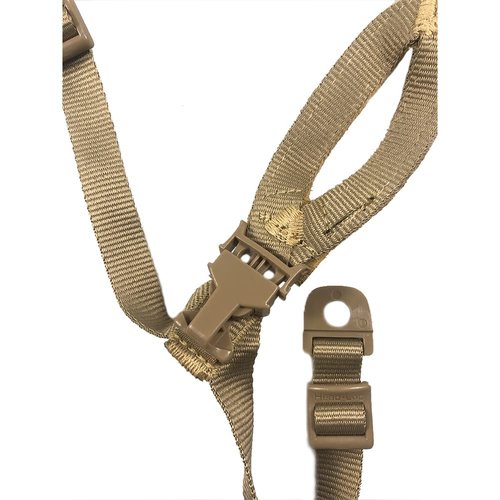H World Shopping Airsoft Tactical MICH Helmet Retention System with 4 Points Chin Strap