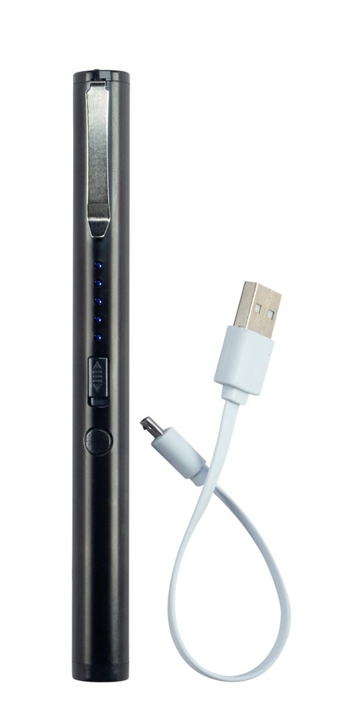 Vexor Storm Pen S3001 Personal Safety Device - Sleek and Discreet Rechargeable with LED Light - Pocket Sized - Safety Switch and USB Charging - Includes Training Guide