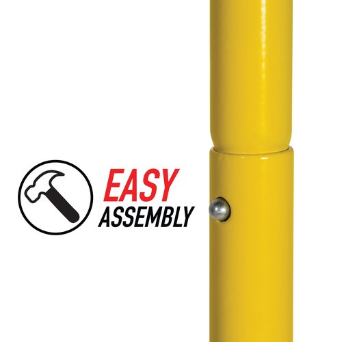 Franklin Sports Authentic Youth Steel Football Goal Post - Metal Field Goalpost for Kids - Backyard Field Goal Kicking Toy - Portable Set - 8.5' x 5.5'