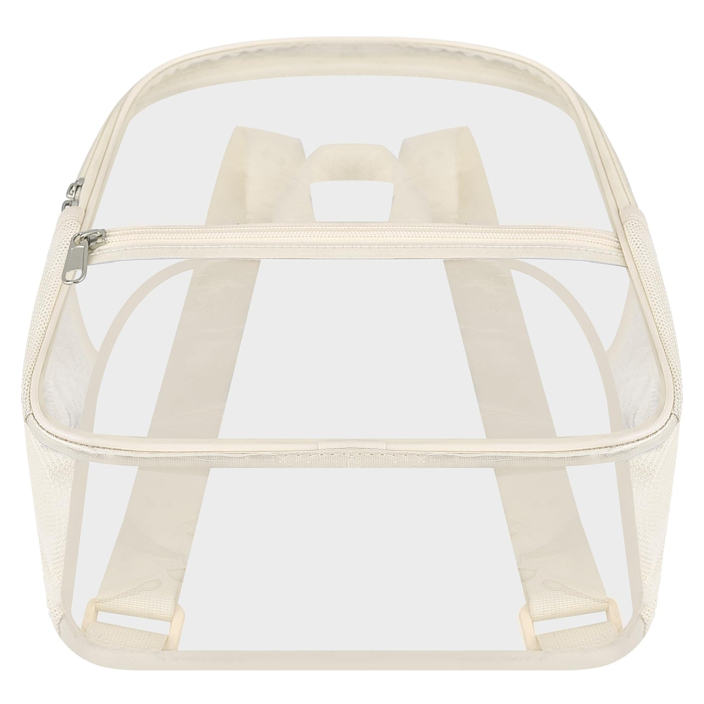 Oraben Clear Backpack Stadium Approved, Celar Bag 12 x 6 x 11 in, Small Transparent Backpack for Concerts, Sports Events, Festivals, Travel, Waterproof, Adjustable Straps