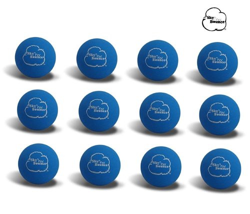 Sky Bounce Color Rubber Handballs for Recreational Handball, Stickball, Racquetball, Catch, Fetch, and Many More Games, 2 1/4-Inch pack of 12