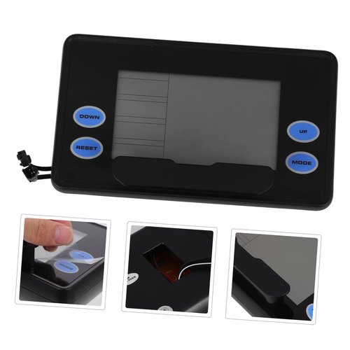 Homoyoyo Fitness Machine Monitor with LCD Screen Accurate Speedometer and Counter for Home Fitness Equipment Easy Setup and High Visibility for Workouts