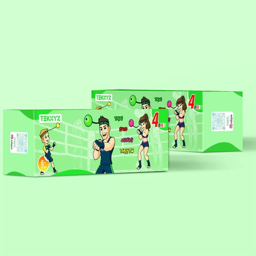 TEKXYZ Boxing Family Pack – 2 Adjustable Headbands + 2 Novice Balls + 1 Veteran Ball + 1 Boxer Ball and More