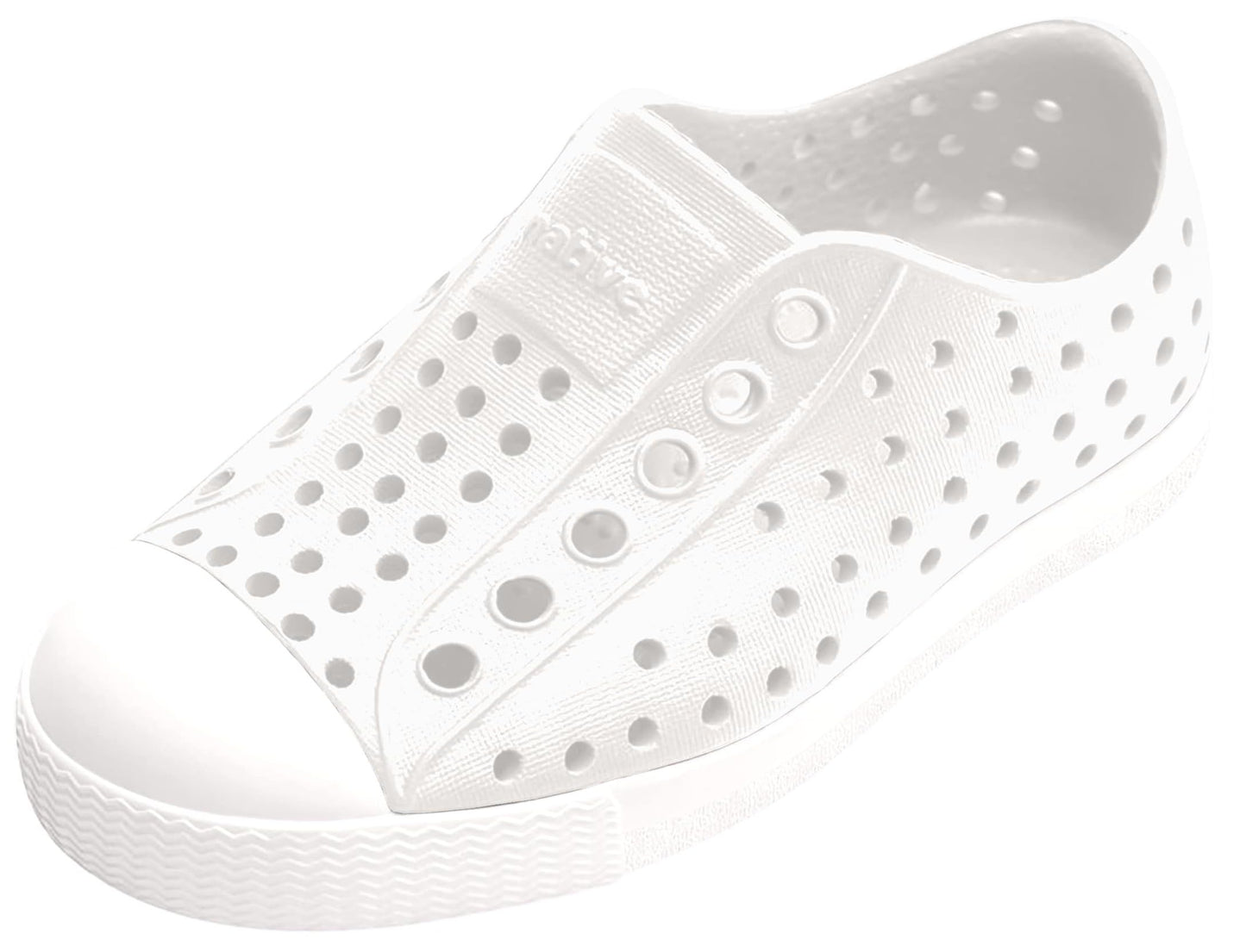 Native Shoes Unisex-Kids Jefferson Sneakers, Shell White/Shell White, 4 Toddler