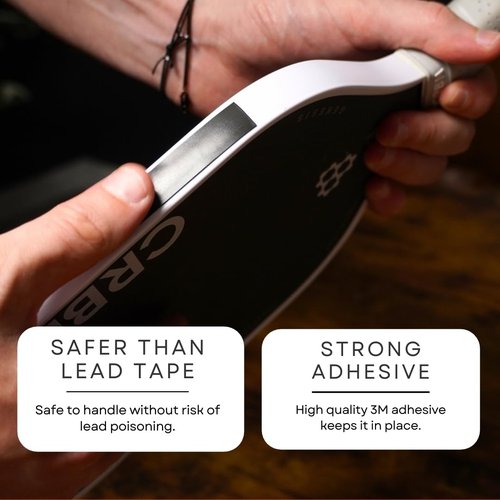 Paddle Tuning Tape for Pickleball Paddles | Non-Toxic & Customizable Alternative of Lead Tape for Pickleball Paddles