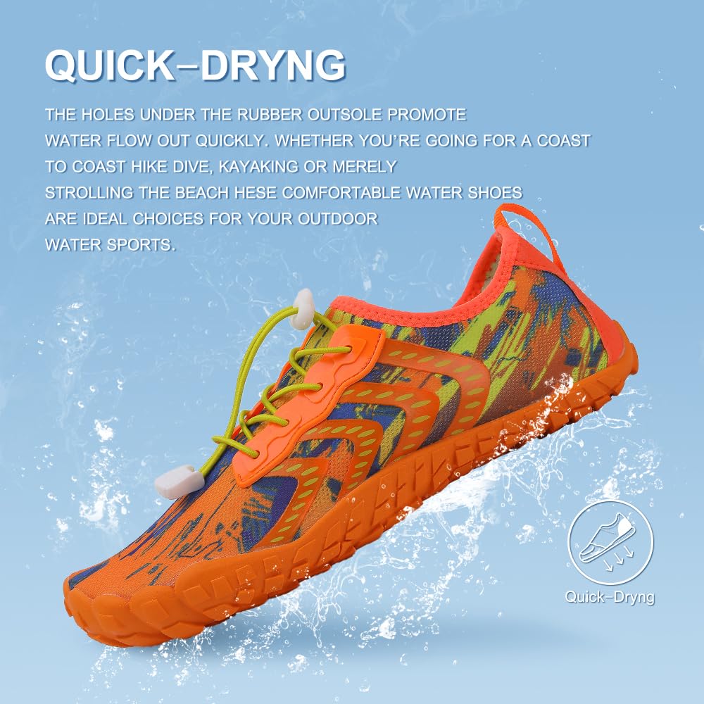 Water Shoes for Women Men Barefoot Shoes Mens Womens Beach Swim Shoes Quick-Dry Aqua River Pool