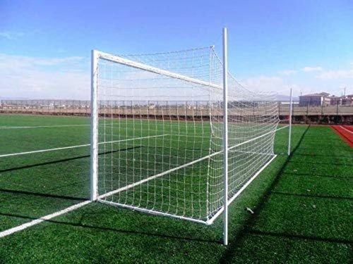 Full-Size Soccer Goal Net Pair – 7.32 x 2.44 x 2m – 3mm Polyamide Netting with 12x12cm Mesh – Official Dimensions for Clubs, Schools & Training Fields