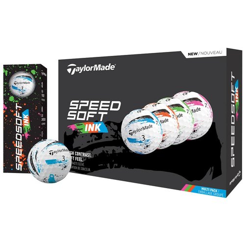 TaylorMade Golf Speed Soft Ink Multi Pack Golf Balls