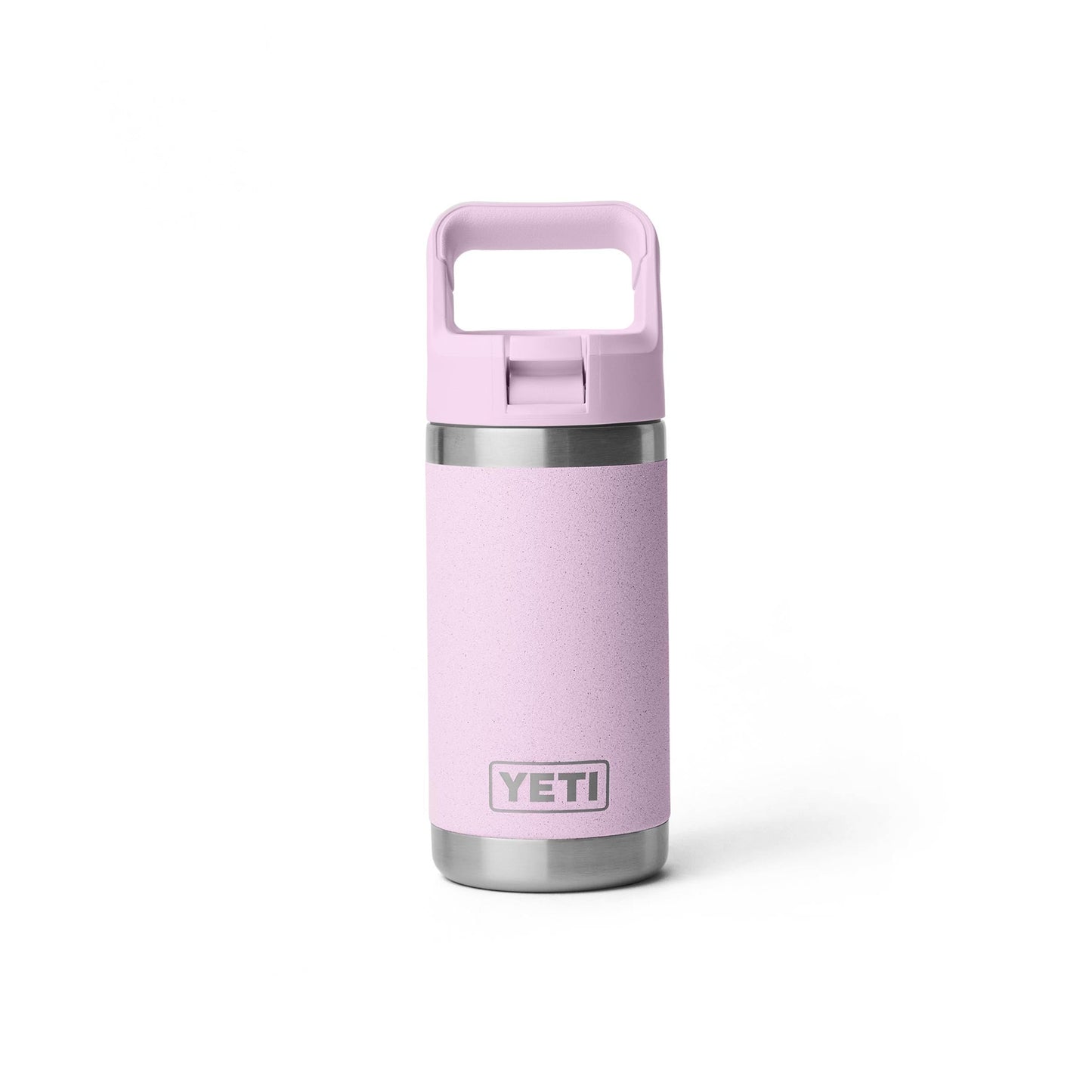 YETI Rambler Jr. 12 oz Kids Bottle, with Straw Cap, Cherry Blossom