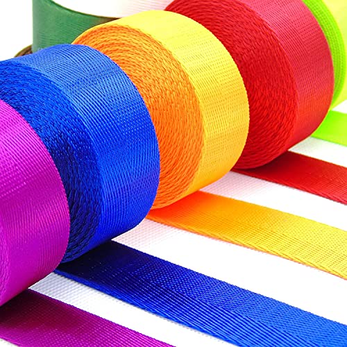 Black 2 Inch Nylon Webbing Strap - 10 Yards Heavy Duty Webbing