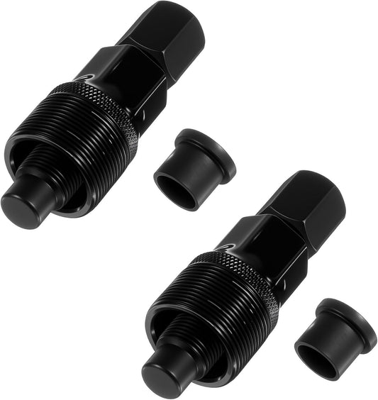 2 PCS Bicycle Crank Puller, Black Steel Crank Arm Removal Tool Bike Crank Remover Tool Crankset Arm Remover Crank Extractor Crank Removing Bicycle Crank Pulley Too for Bicycle Maintenance
