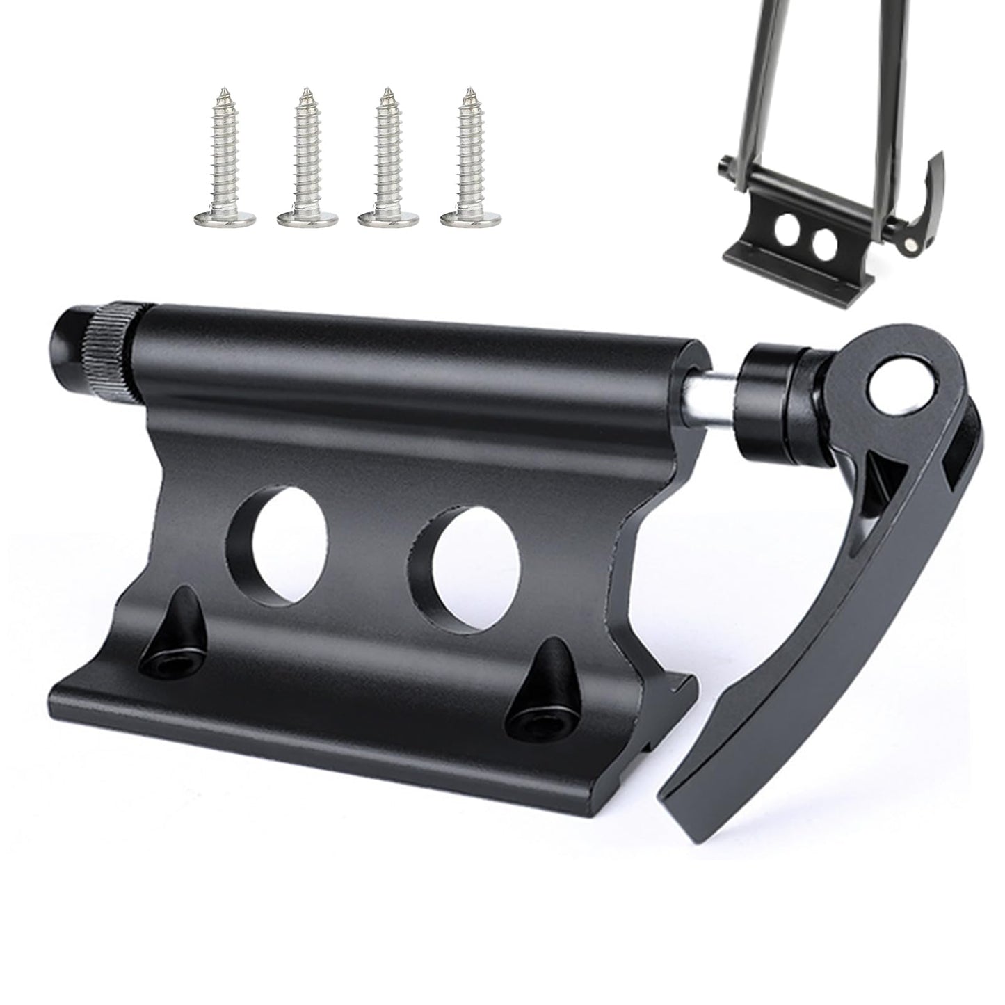 Bike Fork Mount, Bicycle Fork Rack Block, Bicycle Fork Mount, Aluminum Alloy Quick Release Bike Fork Mount Holder, Travel-Friendly, Multi-Bike Compatible, Black