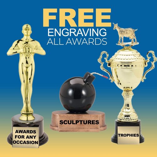 Same Day Awards Car Trophies Car Show Burst Thru Plaque Trophy Award with Free Custom Engraving