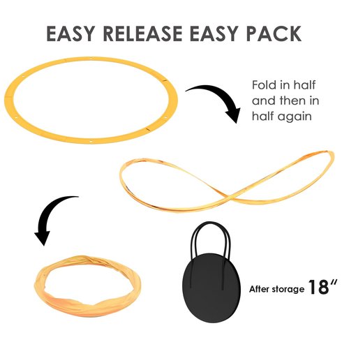 MR Portable Lacrosse Crease 18’, Men's Regulation Size Portable Lacrosse Crease, Official Size Portable Crease for Lacrosse with Carry Bag Included