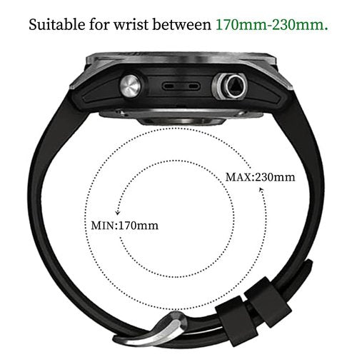 EZMVZKU 22mm Quickfit Sport Band for Garmin Fenix 8 47mm/Fenix 7/7 Pro/6/6 Pro/5 Plus,Silicone Watchband Strap for Forerunner 965 955/Approach S62/S70/tactix 8 47mm/Descent G2/MARQ Adventurer (Gen 2)