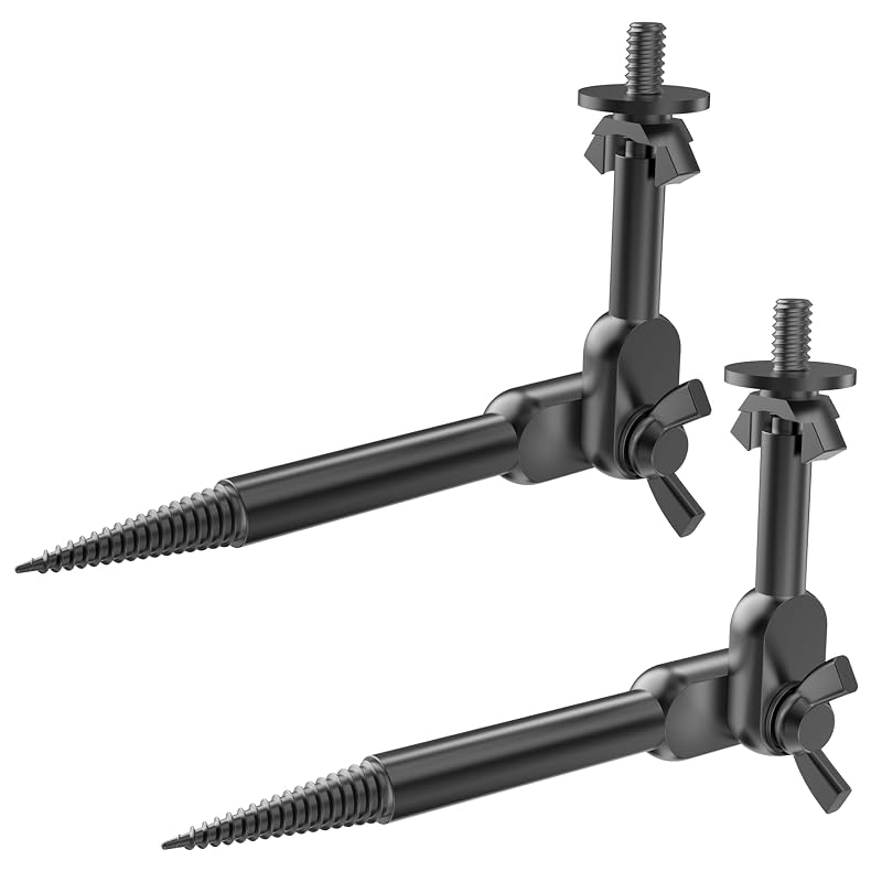 Nuobake Trail Camera Mount 2-Pack, Screw-In Tree Mounts for 1/4-20 Cameras & Accessories