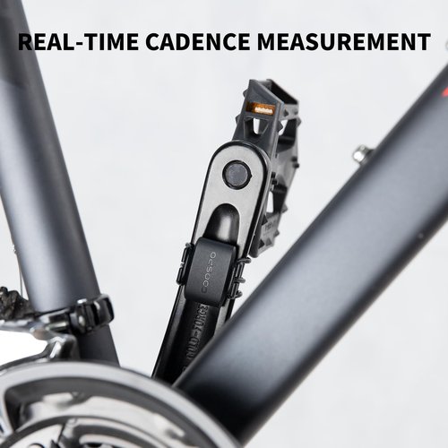 COOSPO Bike Cadence Sensor BK9C, Bluetooth 5.0 ANT+ Cycling Cadence Bicycle RPM Sensor,IP67 Waterproof & 300H Battery, Compatible with Rouvy/Peloton/Wahoo APP/GPS Bike Computers