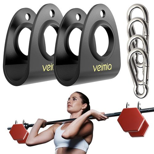 veimia Barbell Home Gym (2-PACK), Dumbbell Barbell Converter Bar, Landmine Attachment for Barbells, Multi-Purpose Olympic T-Bar Row attachment
