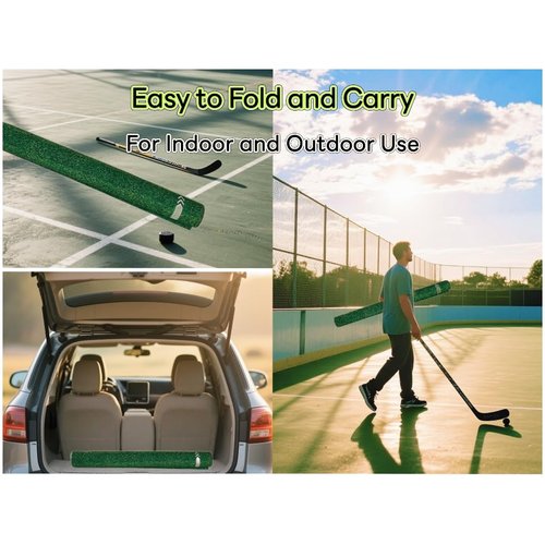 Premium Field Hockey Training mat, Improve Skills, Perfect Ball Control and Drag Ball Hockey Training Equipment for Indoor and Outdoor Practice, The Best Gift for Hockey Training Enthusiasts - 63 x 39 in