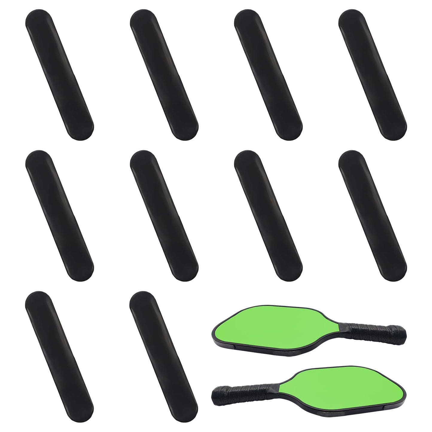 ZLY 20 PCS Pickleball Lead Tape,3g Lead Tape for Pickleball Paddles,for Paddle Edge Guard,Increase Power and Swing Speed (Black)
