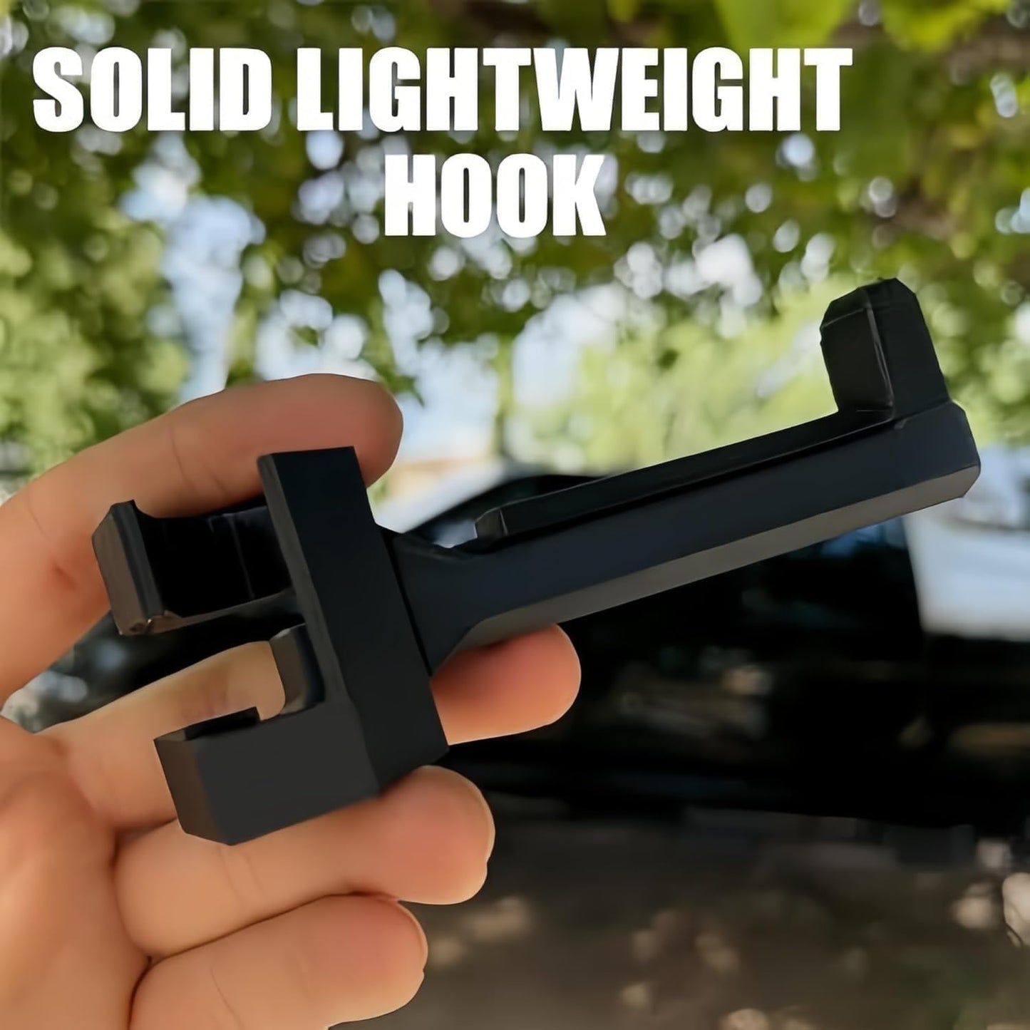 Bow Hanger for Truck - Headrest Mount Archery Holder, not 3D Printed,Universal Easy On/Off Accessories for Car SUV Jeep, Hands-Free Vehicle Organizer for Compound & Recurve Bows (Black)