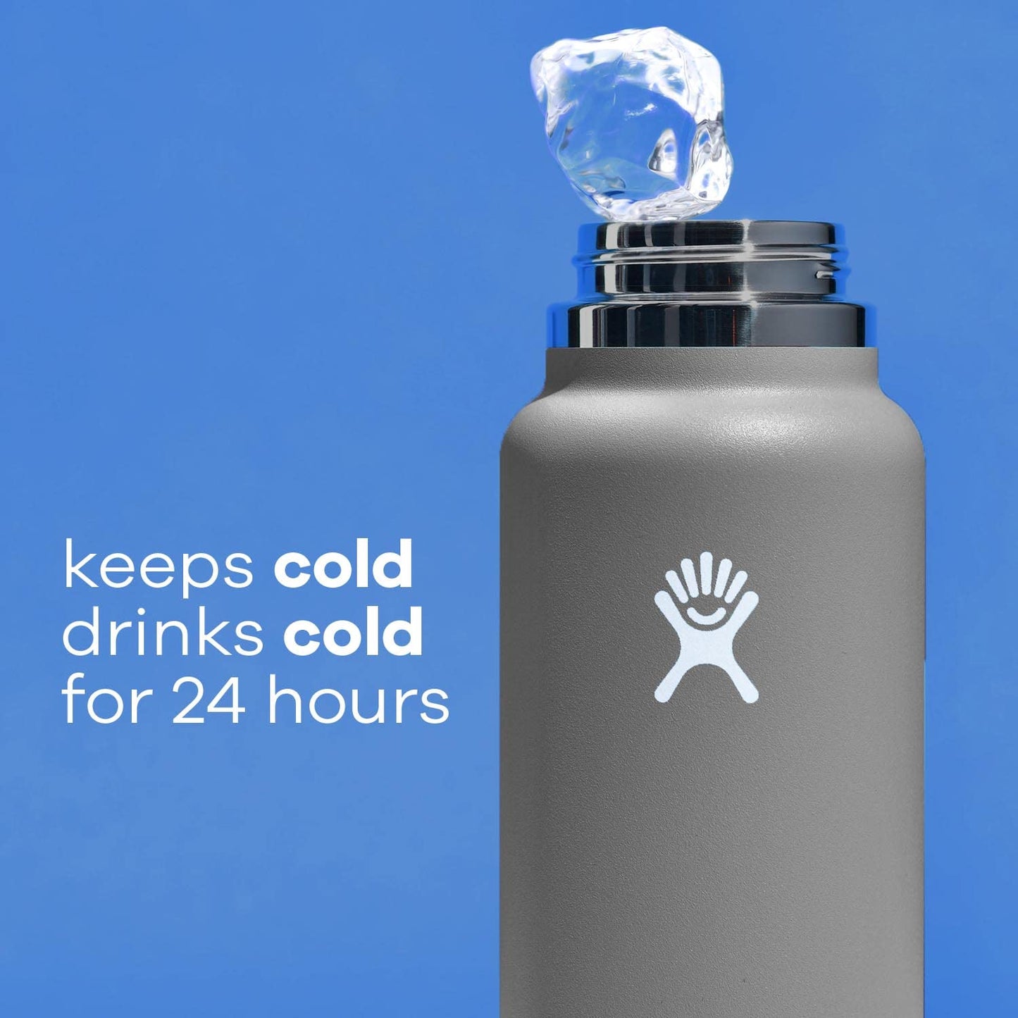 Hydro Flask 40 oz Wide Mouth Straw Lid Black