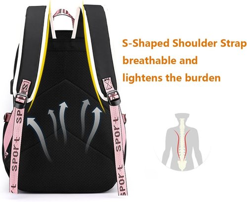 AiHdcy SKZ Backpack Merch, SKZ Book Bag Casual Backpack (Pink2)
