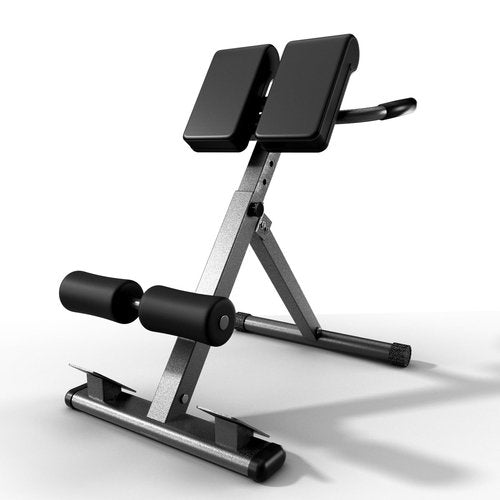 FITKS360 Roman Chair Hyperextension Bench – Adjustable Back Extension Machine for Glutes, Hamstrings & Lower Back – Foldable Multi-Purpose Workout Equipment for Home Gym