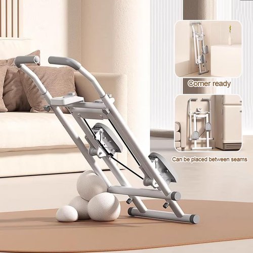 Foldable Stair Stepper Machine for Home - 300lb Capacity Cardio Climber with Handles, No Battery Needed - Full Body Workout Equipment for Weight Loss, Toning & Low Impact Fitness