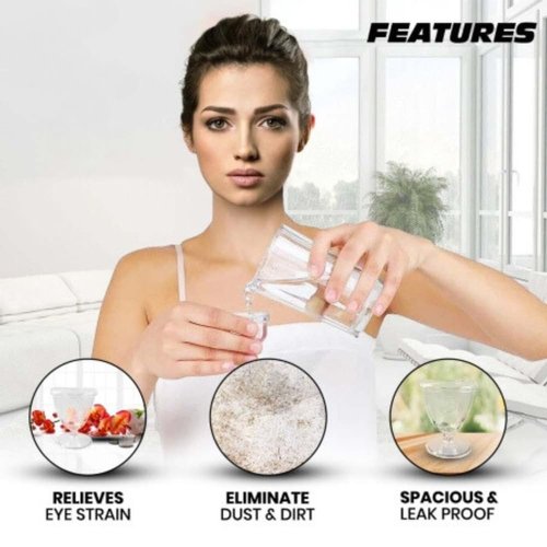 Luvottica Eye Wash Cup Relief from Headache | Migraine | While Doing Eye Wash Or Netra Shuddhi, That Helps in Relieving Eye Stress, Tiredness and Improves Eyesight | with User Guide I Set of 2