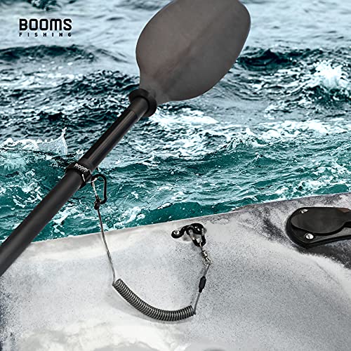 Heavy Duty Fishing Tether for Kayak Paddle & Rod Safety - 2 Black