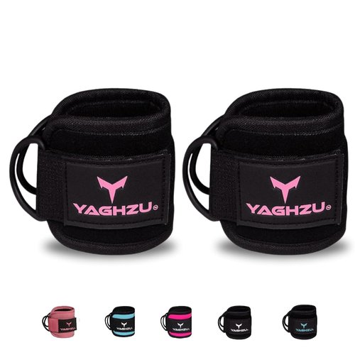 YAGHZU Ankle Straps for Cable Machines Women, Glute Kickback Cable Machine Attachments, Gym Ankle Cuffs, Wrist Cuffs for Workout, Leg Training Accessory, Fitness Gear for Home or Gym