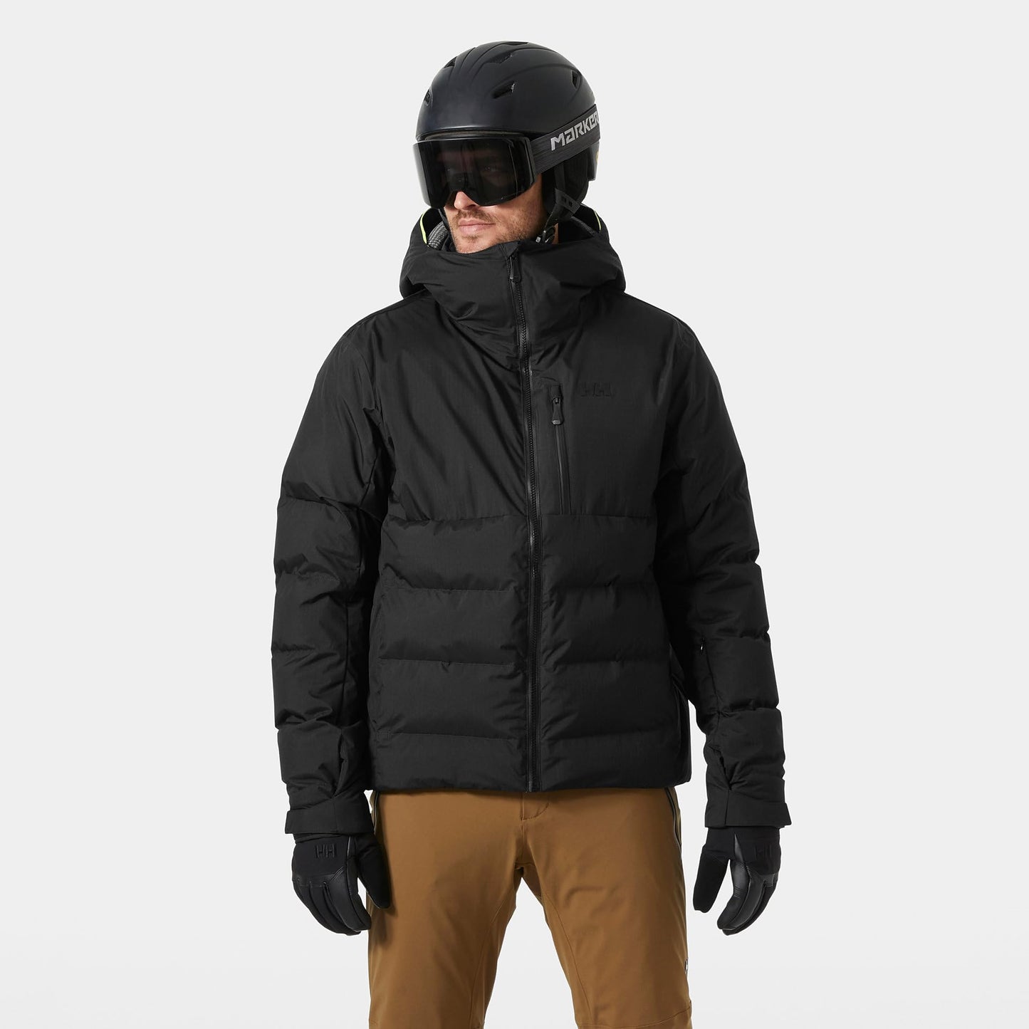 Helly-Hansen KVITFJELL Race Puffy Jacket - Men's Warm, Protective, Athletic-Insulated Ski Coat, 990 Black - 2XL