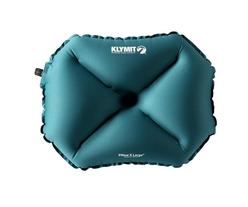 Teal Variation: Klymit Pillow X Travel Pillow – Lightweight Inflatable Camping & Flight Pillow