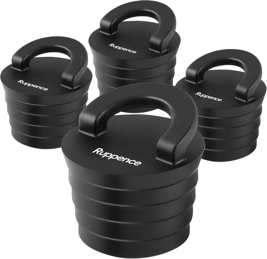 1-1/2" Kayak Scupper Plugs, Push-in Boat Drain Kayak Plugs for Sit on Top with Ring Pull Design, Watertight Livewell & Bilge Stoppers for Marine Drain Holes, Canoes & Small Watercraft (4Pack)