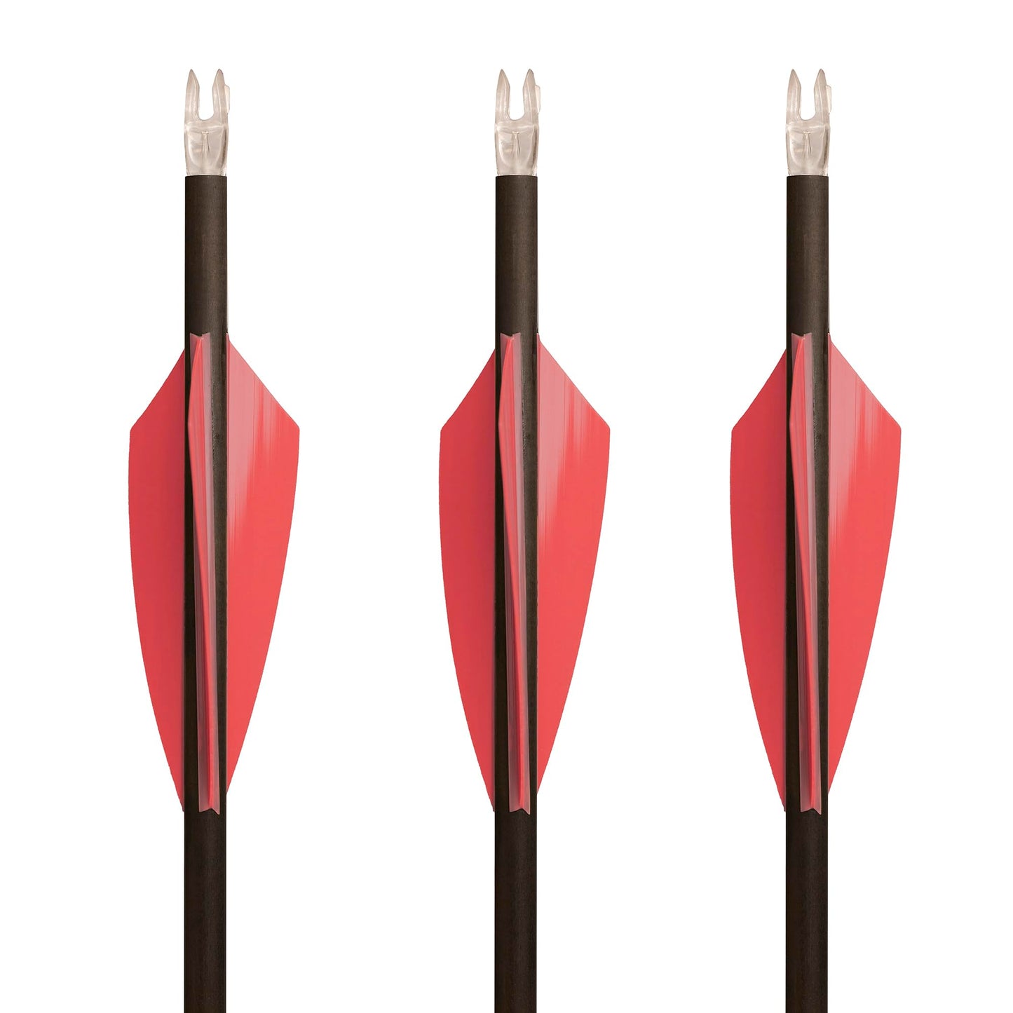 TAC Vanes 2.75" Driver Arrow Vanes | Archery Fletching for Compound & Crossbow | Durable, Lightweight, High Accuracy, Red 100 Pack