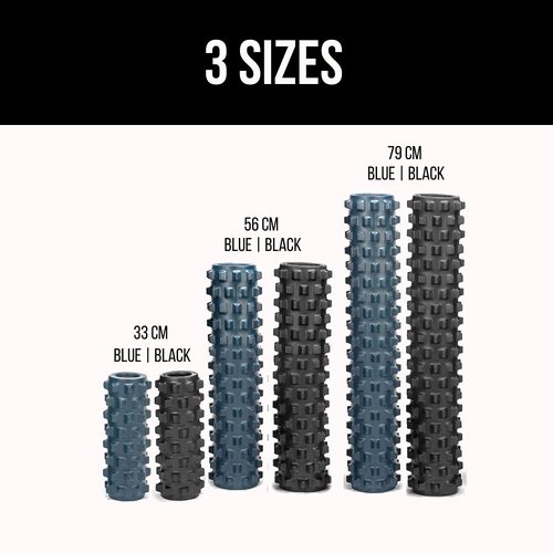 RumbleRoller Original Textured Foam Roller - Deep Tissue, Self Myofacial Release Massage Therapy Roller (RumbleRoller 22" MidSize Original Foam Roller)