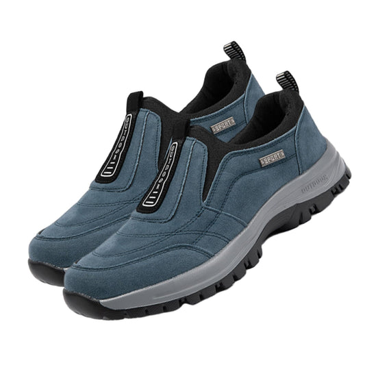 Ideacloth Shoes for Men, Ideacloth Orthopedic Shoes for Men, Comfortable Slip-On Outdoor Hiking Sneakers (Blue, Adult, Men, 9, Numeric, US Footwear Size System, Medium)