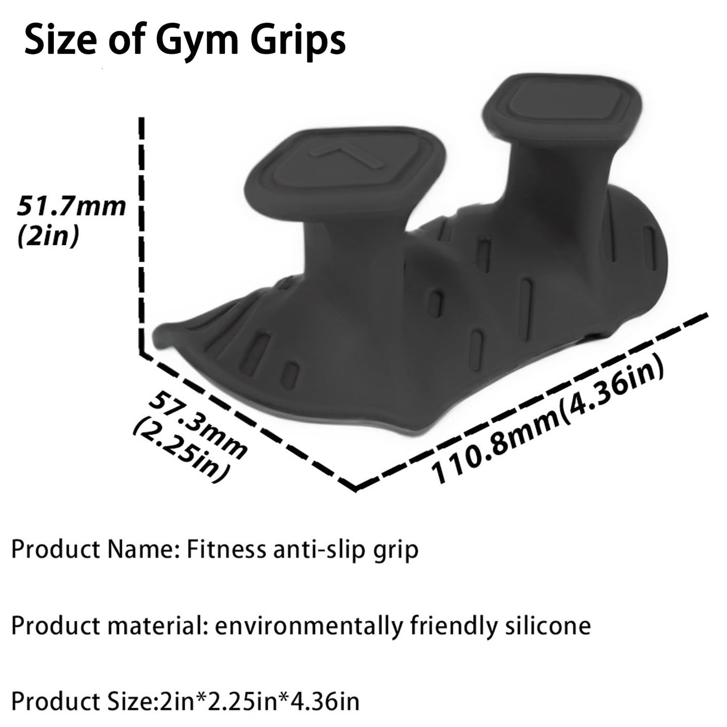 Monattrod Upgraded Weight Lifting Grips for Women & Men - Extra Large & Thick Non-Slip Gym Grips with Cooling Towel, Ergonomic Workout Gloves for Pull-Ups, Dumbbell Exercises (Black)
