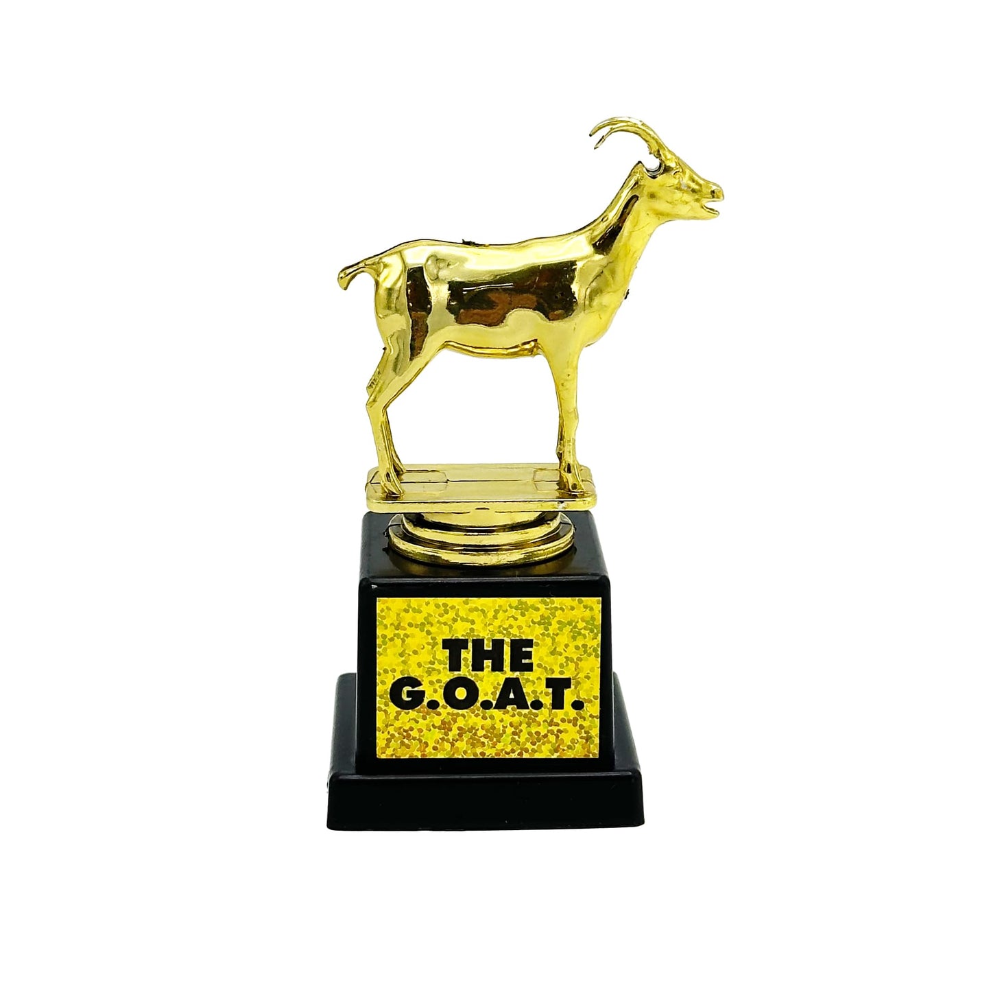 Island Dogs The Goat Trophy - Hilarious Plastic Funny Trophy, Perfect for Awarding The Greatest of All Time, Fun Novelty Award Item for All Ages and Abilities