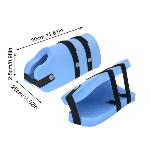 Aqua Fitness Equipment, Adjustable Foam Swim Aquatic Cuffs - Water Sports Float Ring Set | Pool Exercise Gear, Swimming Cuffs for Kicking a Ball in The Water, Walking, Jumping Jacks