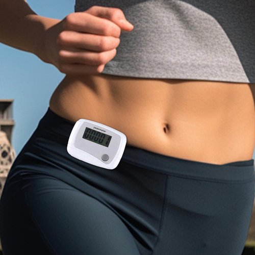Accurate Easy to Set Up Portable Step Counter - 3D Pedometer | Simple Step Counter, Simple Step Counter for Running, Swimming for ROutdoor Hiking Adventures Sports Senior Indoor Running Workouts