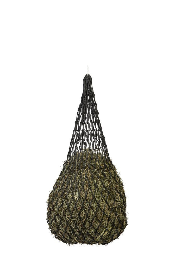 Slow Feed Hay Net 36in for Horses and Livestock - Black