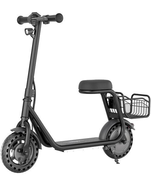 Hiboy Q2 Lite Electric Scooter with Seat for Kids, 3-Speed Adjustable, UL Certified, Up to 9.3 MPH, Neon Lights, 5-Mile Range, Kids Electric Scooter for Ages 4-10 Black