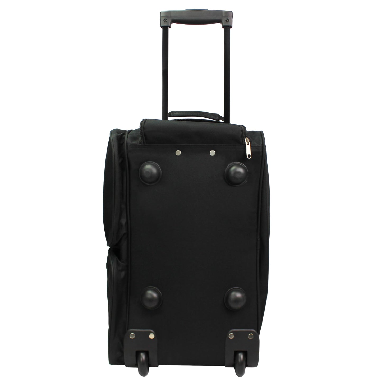 Dejuno 20-Inch Carry-On Rolling Duffle Bag - Black