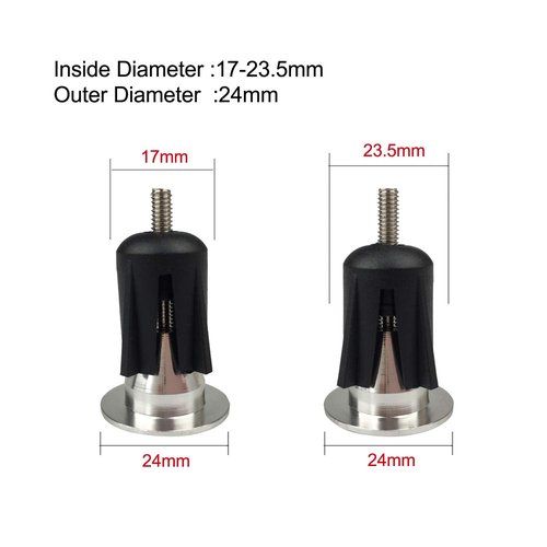 PLATT Bicycle Bar End Plugs Aluminum Bike Handlebar Cap For Road Bike Mountain Bike BMX (One Pair)
