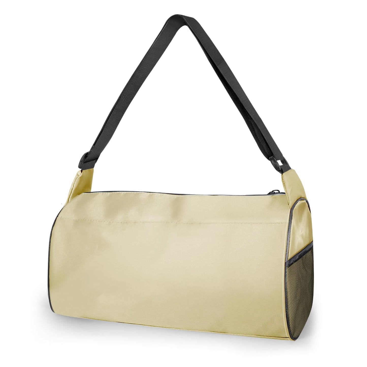 C&F BOGMOST Small Gym Bag for Women & Men,Small Lightweight Duffel Bag Carry On Bags Mini Duffel Travel Bag Waterproof Sports Bags for Workout/Sport/Travel, Beige