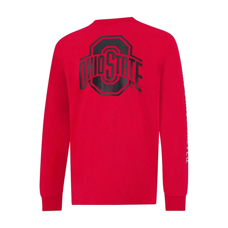 Ohio State Buckeyes Long Sleeve T-Shirt - Ultra Game NCAA Showtime 100% Cotton