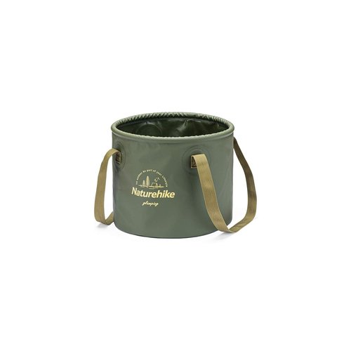 Naturehike Collapsible Bucket, Folding Bucket Wash Basin with Handle, Portable Water Container 2.64 Gallon (10L) for Camping Fishing Travelling Gardening